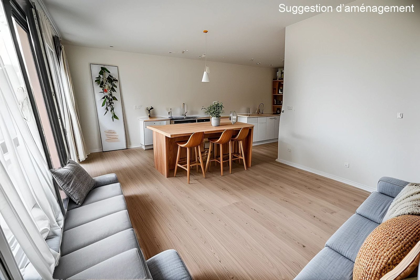 Photo 59650 VILLENEUVE-D’ASCQ SART – RESIDENCE DE LA PAIX – 3 PIECES – 2 CHAMBRE – 82M² – APPARTEMENT DUPLEX AVEC TERRASSE ET STATIONNEMENT