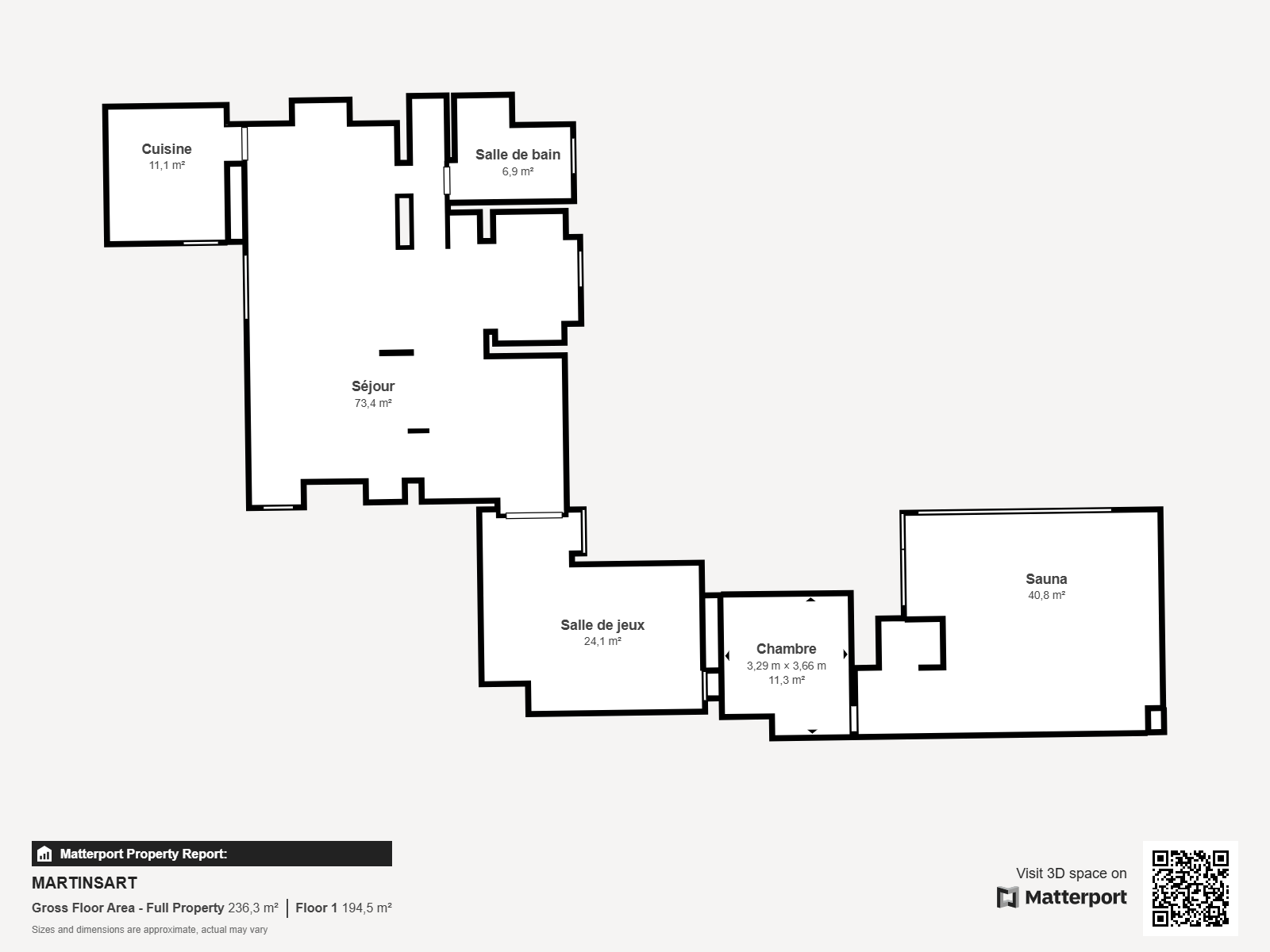 Photo 59113 Martinsart Seclin / Attiches QUARTIER RESIDENTIEL - 6 PIECES - 3 CHAMBRES -236 m2 - MAISON DE FAMILLE INDIVIDUELLE AVEC TERRASSE ET SAUNA