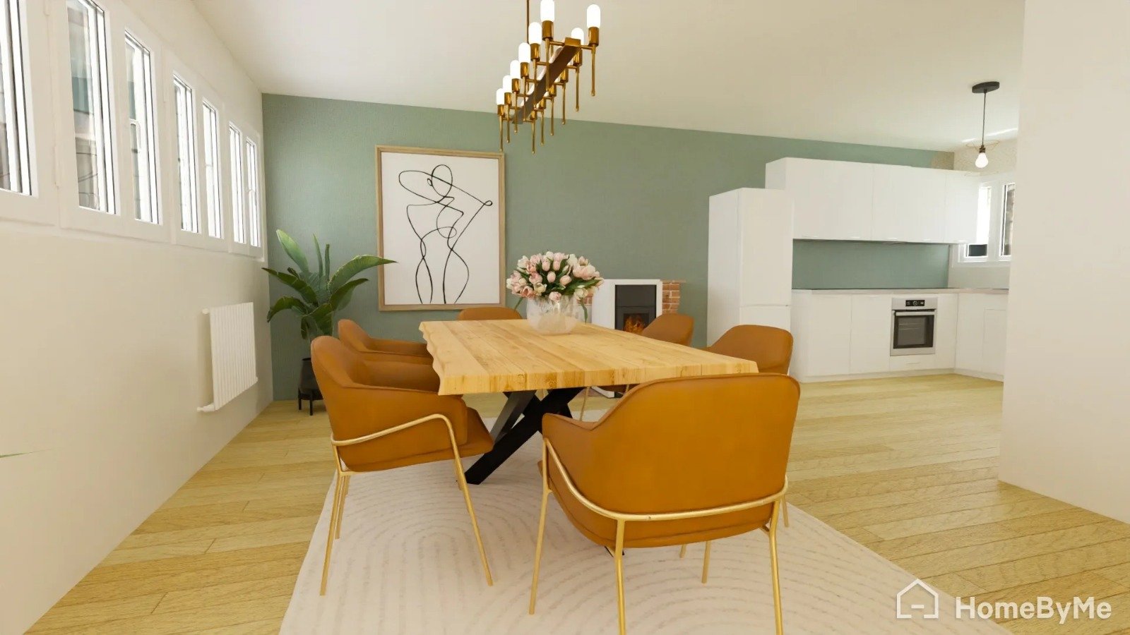 Photo 59170 – CROIX – CENTRE-VILLE / DUQUENIÈRE MAISON RÉNOVÉE – 3 CHAMBRES – 85 m² – TERRASSE – SOUS-SOL – STATIONNEMENTS – PROJET D’EXTENSION Jusqu’à 140m²