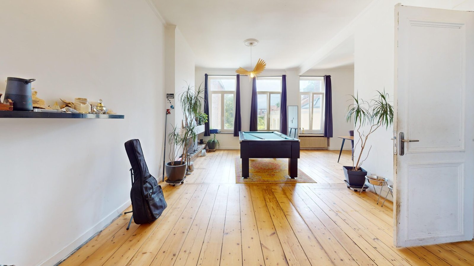 Photo Salon séjour – 59100 ROUBAIX – QUARTIER INKERMANN – MAISON BOURGEOISE DE CARACTÈRE – 260 M² – Izy Immo