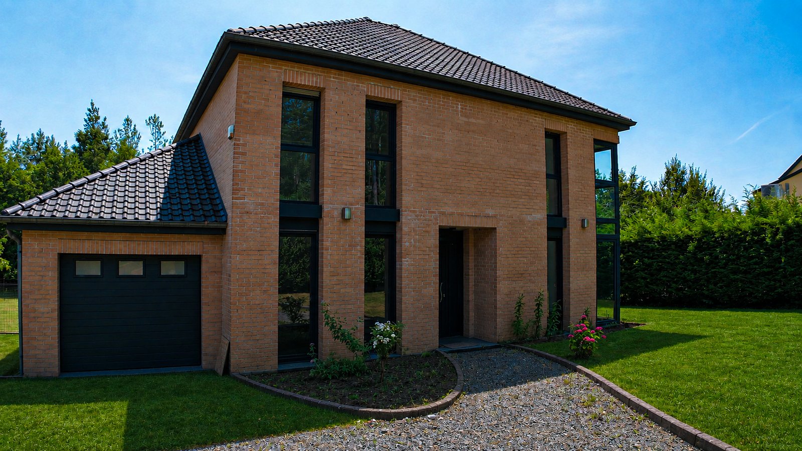 Photo 59600 GOGNIES-CHAUSSÉE – VILLA D'ARCHITECTE CONTEMPORAINE – 158 m² HABITABLES – TERRAIN D... – Izy Immo